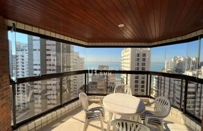 Apartamento com 4 dormitórios à venda, 190 m² por r$ 1.150.000 - astúrias - guarujá/sp