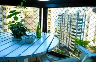 Apartamento com 4 dormitórios à venda, 190 m² por r$ 950.000,00 - astúrias - guarujá/sp