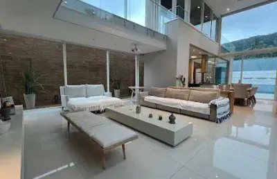 Casa com 4 dormitórios, 400 m² - venda por r$ 3.500.000,00 ou aluguel por r$ 15.000,00/ano - guaiuba - guarujá/sp