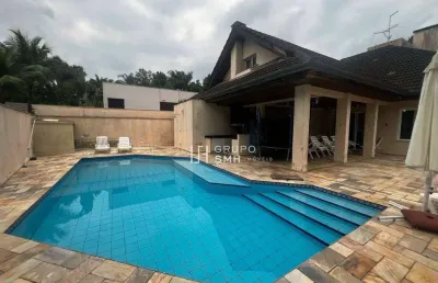 Casa com 7 dormitórios à venda, 340 m² por r$ 1.800.000,00 - pernambuco i - guarujá/sp