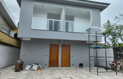 Casa com 2 dormitórios à venda por r$ 410.000,00 - santo antônio - guarujá/sp