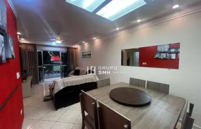 Apartamento com 3 dormitórios à venda, 98 m² por r$ 430.000 - enseada - guarujá/sp