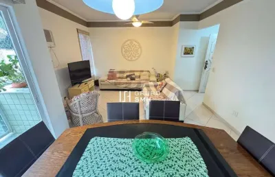 Apartamento com 3 dormitórios à venda, 90 m² por r$ 380.000 - enseada - guarujá/sp