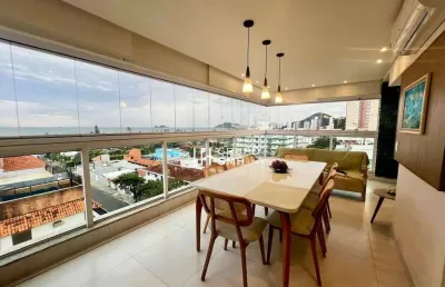 Apartamento com 3 dormitórios, 145 m² - venda por r$ 1.800.000 ou aluguel por r$ 11.000/mês - enseada - guarujá/sp