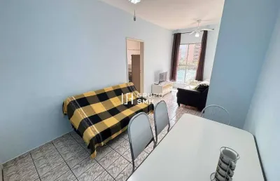 Apartamento com 1 dormitório, 48 m² - venda por r$ 250.000 ou aluguel por r$ 2.300/mês - enseada - guarujá/sp