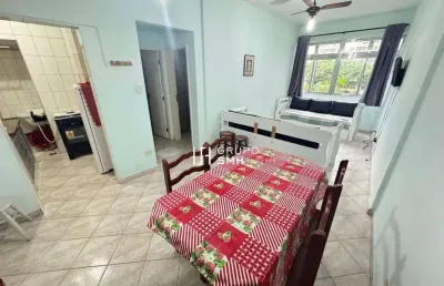 Apartamento com 1 dormitório à venda, 56 m² por r$ 290.000,00 - pitangueiras - guarujá/sp