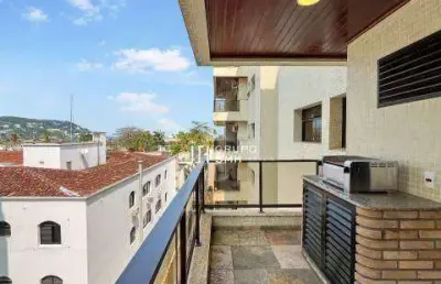Apartamento com 3 dormitórios, 150 m² - venda por r$ 580.000 ou aluguel por r$ 7.490/mês - enseada - guarujá/sp