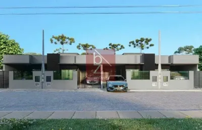 Bal. piçarras/sc - casa geminada 2 dorm.  84,46m² priva.r$485.000,00