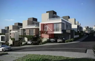Casa em cond.  cascatinha 248m² 3 suites sta felicidade r$2.000.000,00