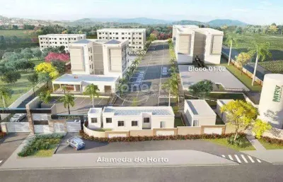 Apartamento para venda em sorocaba, caguassu, 2 dormitórios, 1 banheiro, 1 vaga