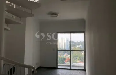 Cobertura com área descoberta e churrasqueira 2 vgs