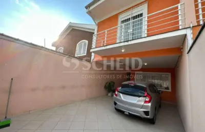 Sobrado com 152m2 - 3 dorm - 3 suítes - 4 vagas - pronto para morar - semi-mobiliado