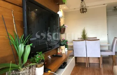 Excelente apartamento com 3 dormitórios 2 vagas em condomínio clube