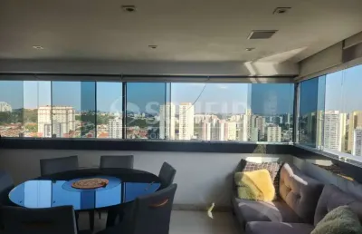 Cobertura à venda com 4  quartos e 4 vagas de garagem,162 m2 no jardim marajoara