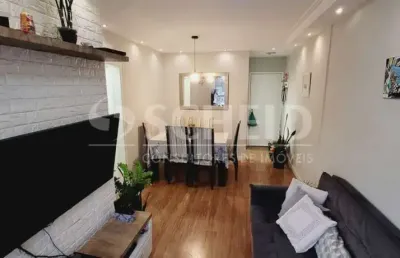 Apartamento à venda 73m², 3 dormitórios, 1 suite, 2 vagas no jardim marajoara