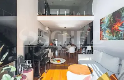 Apartamento a venda de 160,00m² útil, com 3 quartos e 2 vagas com pé direito duplo, no brooklin.