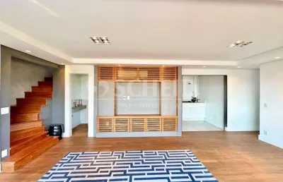 Cobertura duplex no morumbi,  223m², 3 quartos, 2 suítes, terraço goumert com jacuzzi, sala, cozinha