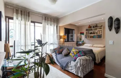 Apartamento á venda no brooklin com 57m², 1 quarto, 1 vaga.