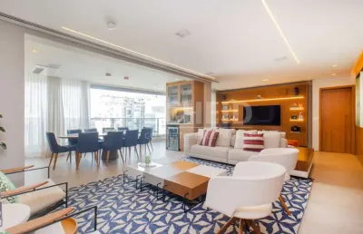 Apartamento à venda no habitarte brooklin, 189m² 3 suítes 3 vagas mobiliado!