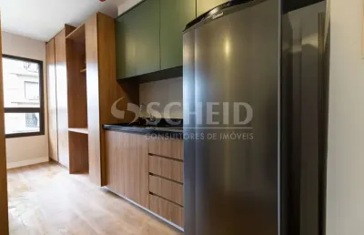 Flat com 1 quarto à venda na Avenida Agami, --, Moema, São Paulo