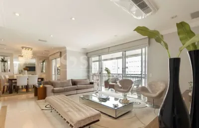 Apartamento a venda no brooklin, 178 metros, 03 suites, 01 escritorio e 03 vagas