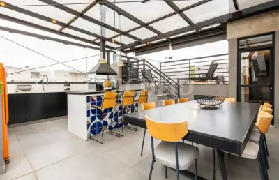 Cobertura para venda de 245,00m² útil, com 3 quartos e 3 vagas em moema !