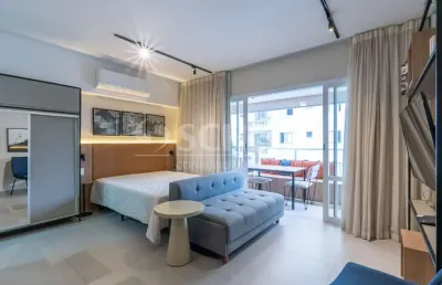 Studio á venda no campo belo mobiliado com 40m², 1 quarto.