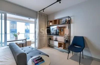 Studio mobiliado á venda no campo belo com 40m², 1 quarto.