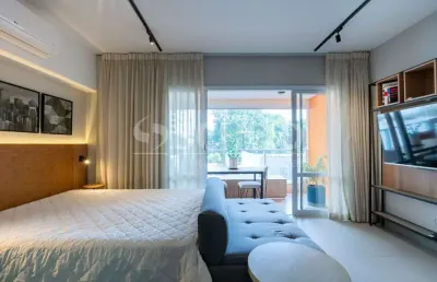 Studio mobiliado á venda no campo belo com 40m², 1 quarto.