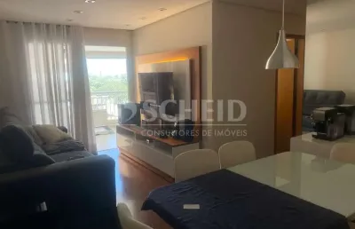 Apartamento para locação de 80,00m² útil, com 3 quartos, na chácara santo antônio.