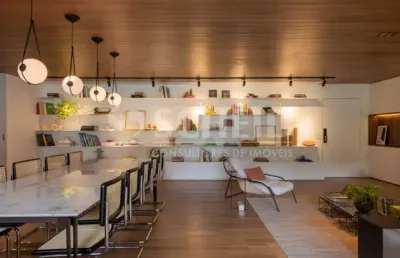 Apartamento á venda no brooklin com 190m², 4 quartos sendo 3 suítes, 3 vagas.
