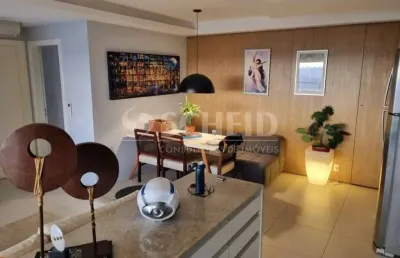 Apartamento mobiliado à venda com 2 quartos, 2 banheiros e 2 vagas em pinheiros.
