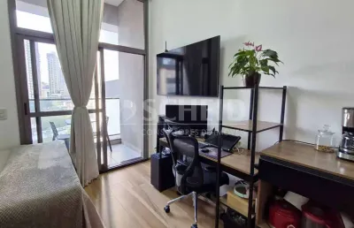 Apartamento á venda no brooklin com 27m², 1 quarto sendo 1 suíte.