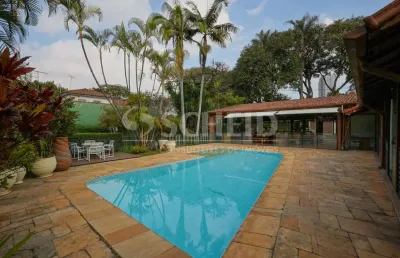 Casa para locação no brooklin paulista. 1500 m² t, 800 ac. 4 quartos  (3 suítes). 6 vagas