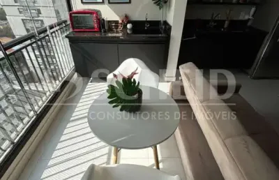 Apartamento mobiliado, campo belo,  1quarto, 1 vaga, cozinha, terraço, sala, área de serviço