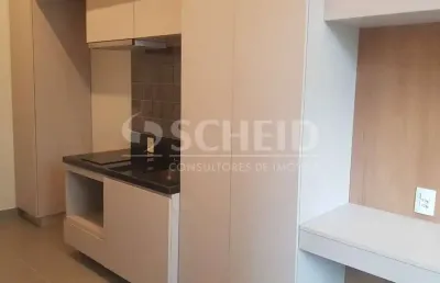 Studio novo para locação no brooklin com 25,85m², a meia quadra do metrô. condomínio haus mitre 370.