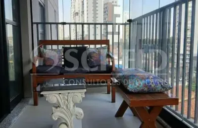 Apartamento para locação no brooklin  mobiliado com 03 quartos e 02 vagas