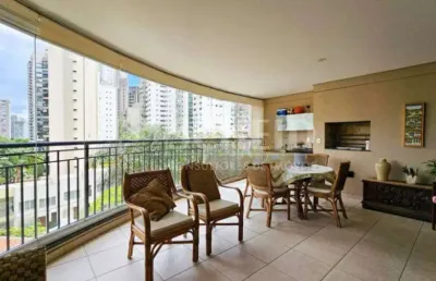 Apartamento a venda no brooklin 178m2, 4 dormitorios, 2 suites, 3 vagas