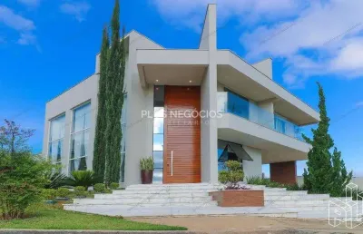 Casa à venda no alphaville 3: 3 suítes, piscina, sala de cinema, área gourmet e 4 vagas, votorantim