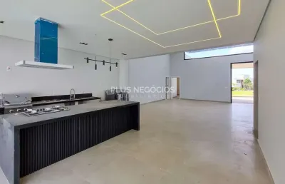 Casa térrea com 3 suítes e escritório à venda, alphaville nova esplanada, 4 votorantim, sp