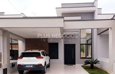 Casa à venda no horto villagio com 3 quartos, suíte, área gourmet, esquadrias de alumínio e garagem