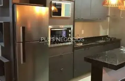 Flat mobiliado para locação otima localização, jardim américa, sorocaba, sp
