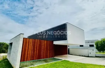 Casa de alto padrao à venda 4 suítes área gourmet piscina, alphaville nova esplanada 3, votorantim,