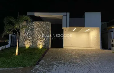 Casa à venda nova 3 suítes área gourmet piscina, alphaville nova esplanada, votorantim, sp