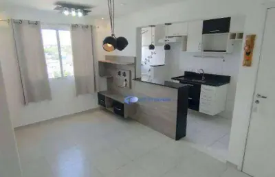 Apartamento com 2 dormitórios para alugar, 47 m² por r$ 2.539,72/mês - villa branca - jacareí/sp
