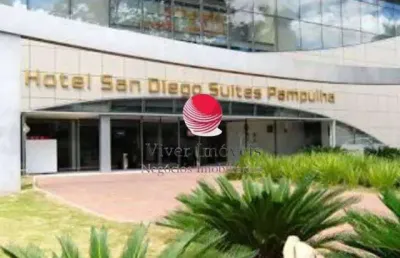Apartamento com 1 quarto à venda na avenida otacílio negrão de lima, 1624, pampulha, belo horizonte por r$ 280.000
