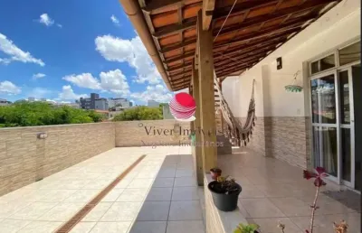 Cobertura com 4 quartos à venda na rua deputado josé raimundo, 347, dona clara, belo horizonte por r$ 750.000