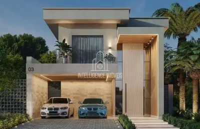 Casa em condomínio à venda no condomínio florais do parque com 287m ², 3 suítes sendo 2 com closet,