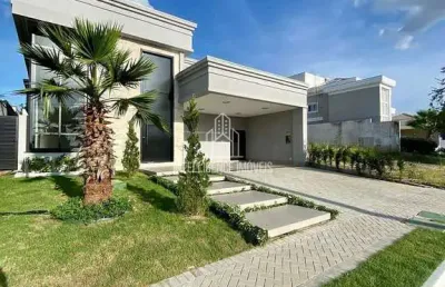 Casa em condominio à venda com 239m² e 3 suítes sendo uma master no condomínio villa jardim, parque
