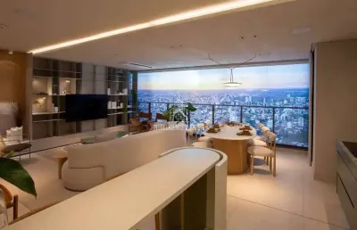 ## apartamento à venda com 2ou 3 suítes sacada com churrasqueira em 127m², edifício aurum, araés, c